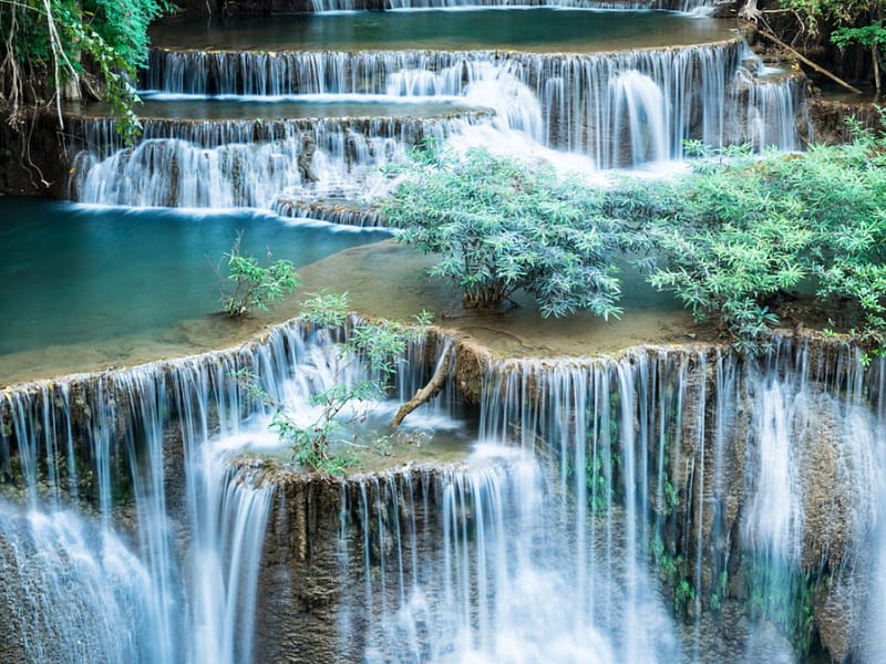 Japanese garden waterfall, waterfall, garden, Japanese, nature, HD  wallpaper | Peakpx