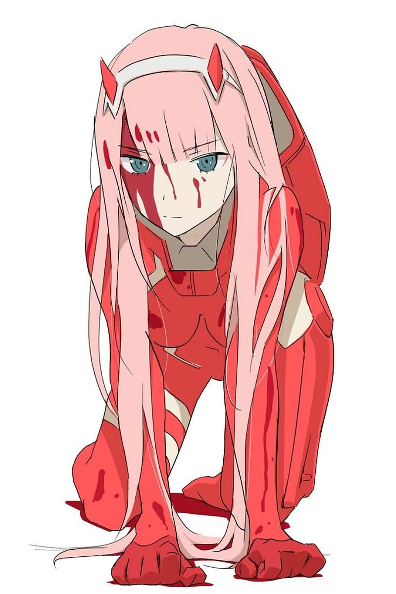 Cute character from darling in the franxx