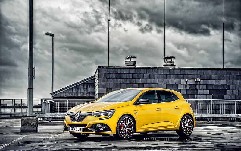 Renault Megane RS 300 Trophy tuning, 2019 cars, french cars, 2019 Renault Megane, Renault, HD wallpaper