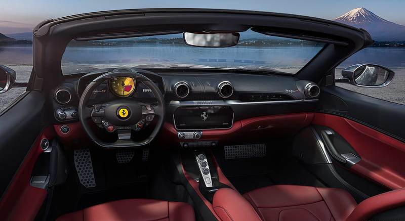 2021 Ferrari Portofino M - Interior , car, HD wallpaper