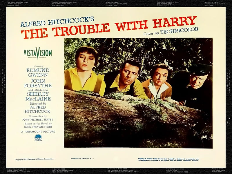 The Trouble With Harry01, alfred hitchcock, posters, The Trouble With Harry, classic movies, HD wallpaper
