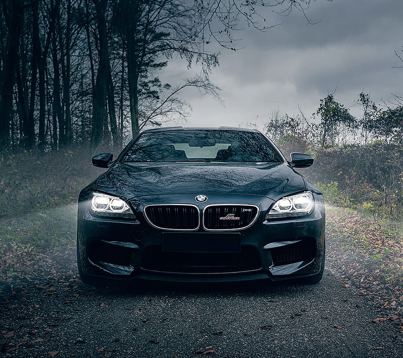 BMW, bmw m7, car, dark, m7, road, HD wallpaper