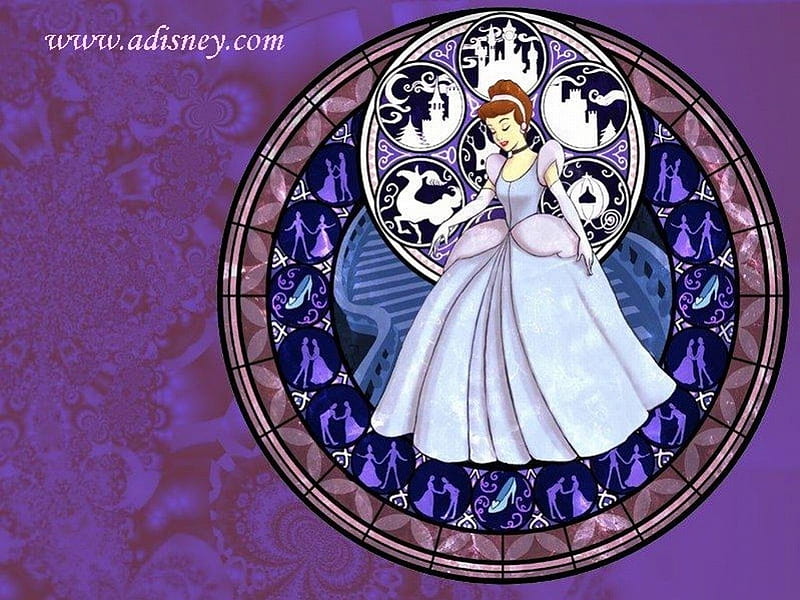 ~Cinderella's Dream~, Cinderella, glass slippers, fairy tale, horse, carriage, moon, classic, castle, princess, disney, HD wallpaper