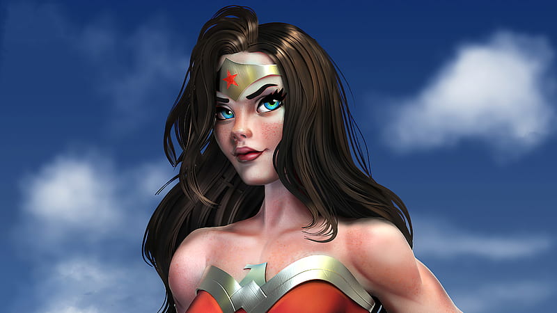 Wonder Woman 3d Print, wonder-woman, superheroes, artist, artwork, digital-art, artstation, HD wallpaper