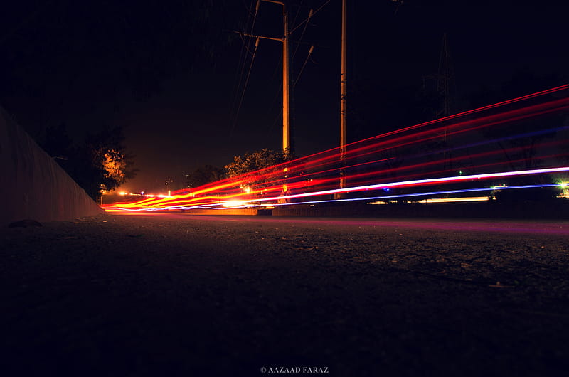 time-lapse, light, night, long exposure, graphy, City, HD wallpaper