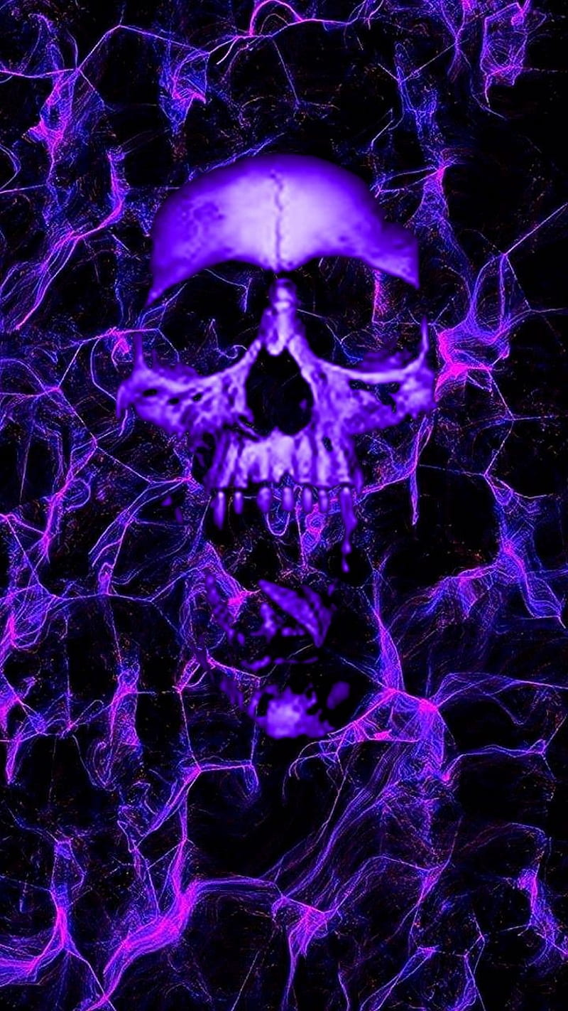 Dancin skeletons aesthetic grunge halloween purple HD phone wallpaper   Peakpx