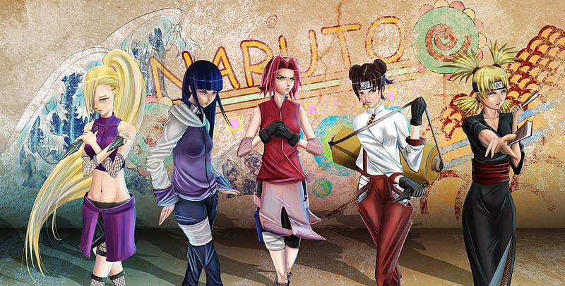 Versão konoichi sai anime Naruto Shippuden