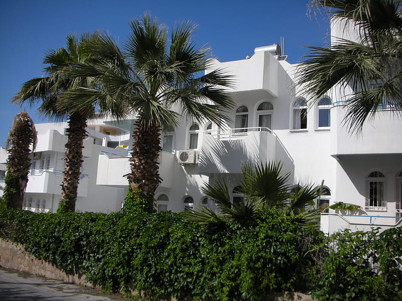 Seaside Villa, villa, turkey, houses, kusadasi, HD wallpaper