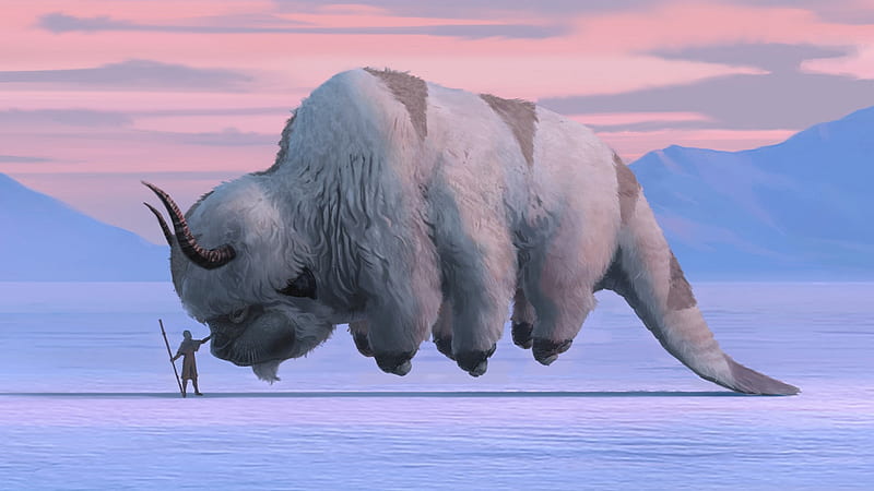Avatar The Last Airbender Aang And Appa Anime, HD wallpaper