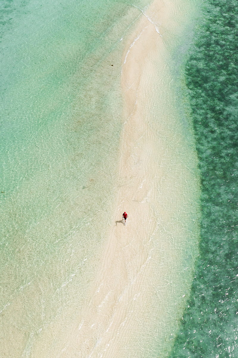 lonely, loneliness, beach, water, HD phone wallpaper