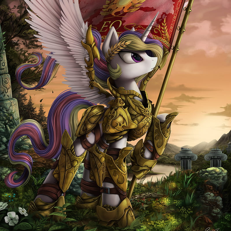 Empress Of Equestria, celestia, mlp, my little pony, ponies, pony, HD phone wallpaper