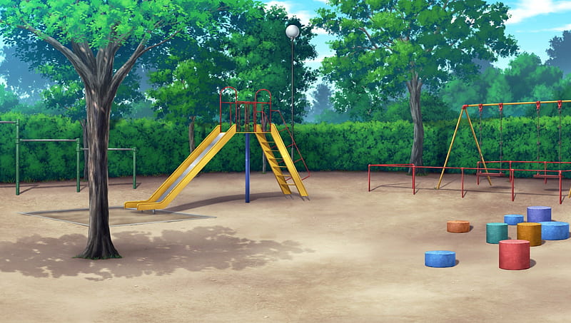 Park sakura playground anime visual novel game. Generate Ai 27736536 Stock  Photo at Vecteezy