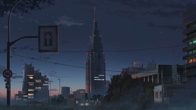 Kimi No Na Wa Anime City, HD wallpaper