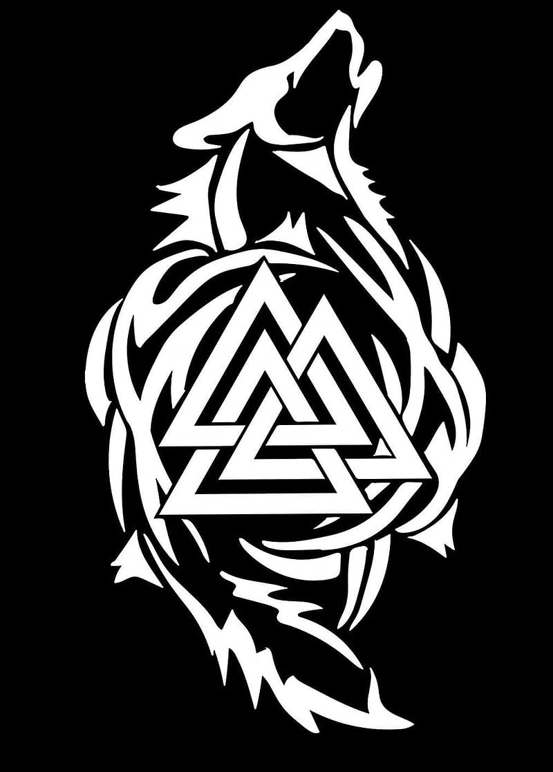 Norse Wolf Symbols