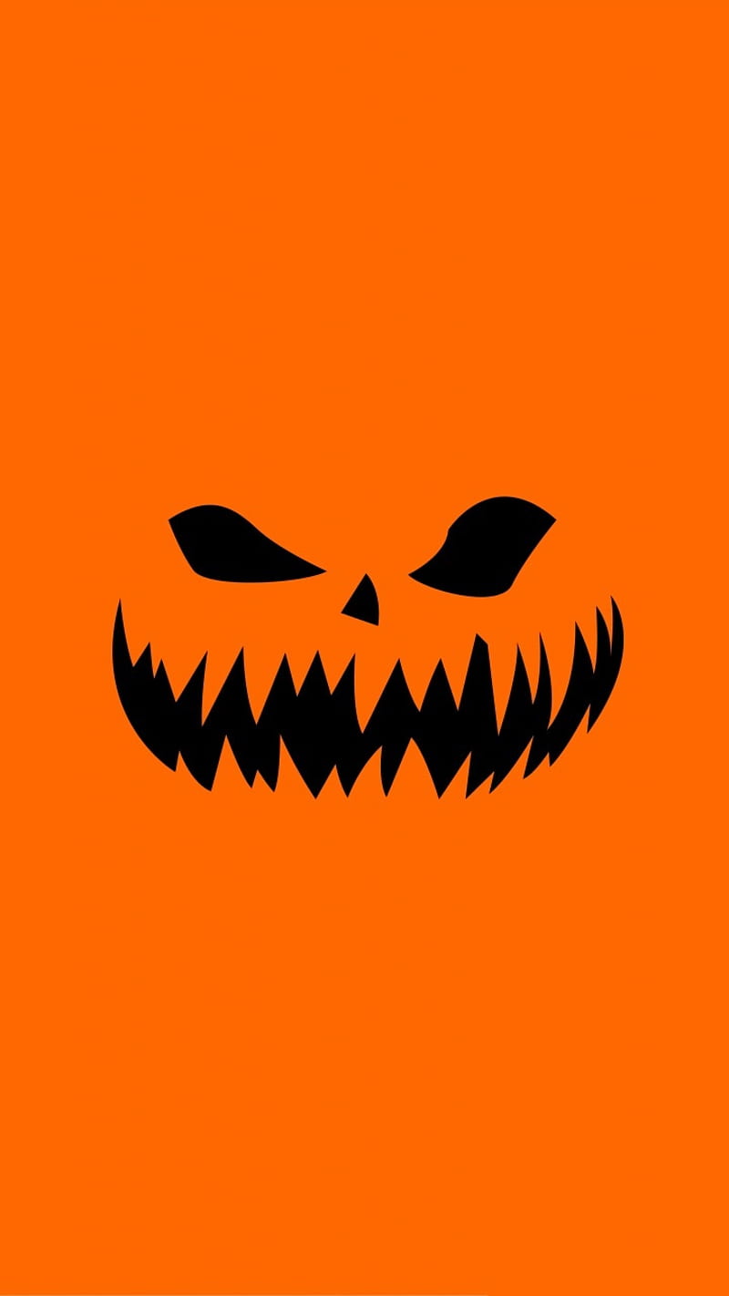 Halloween, face, pumpkin, HD phone wallpaper