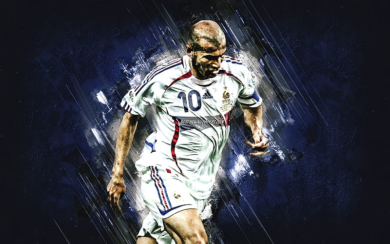 Zinedine Zidane, soccer, legend, zizou, football, french, HD wallpaper