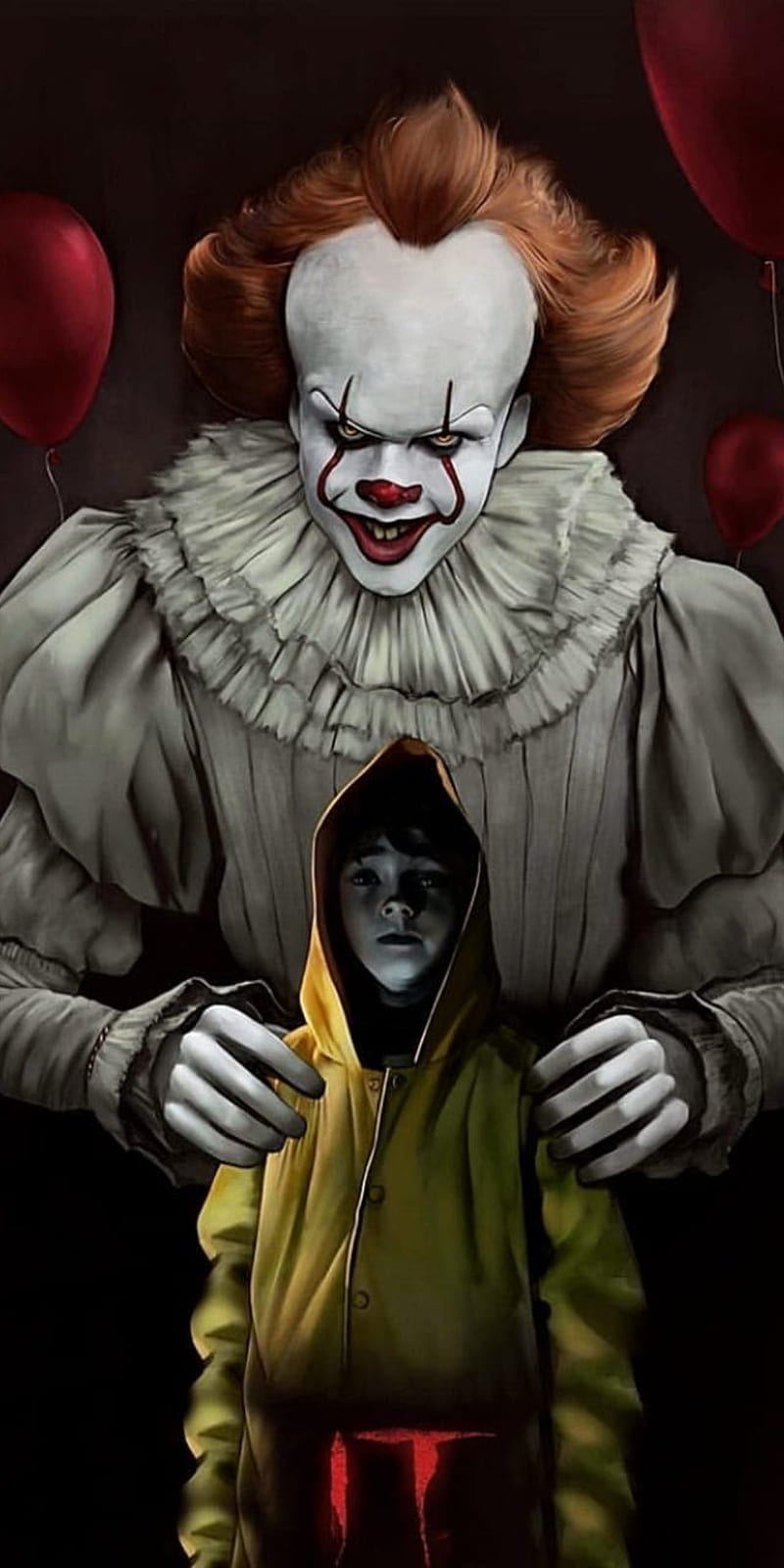 Terror, clown, scary, horror, clowns, HD phone wallpaper