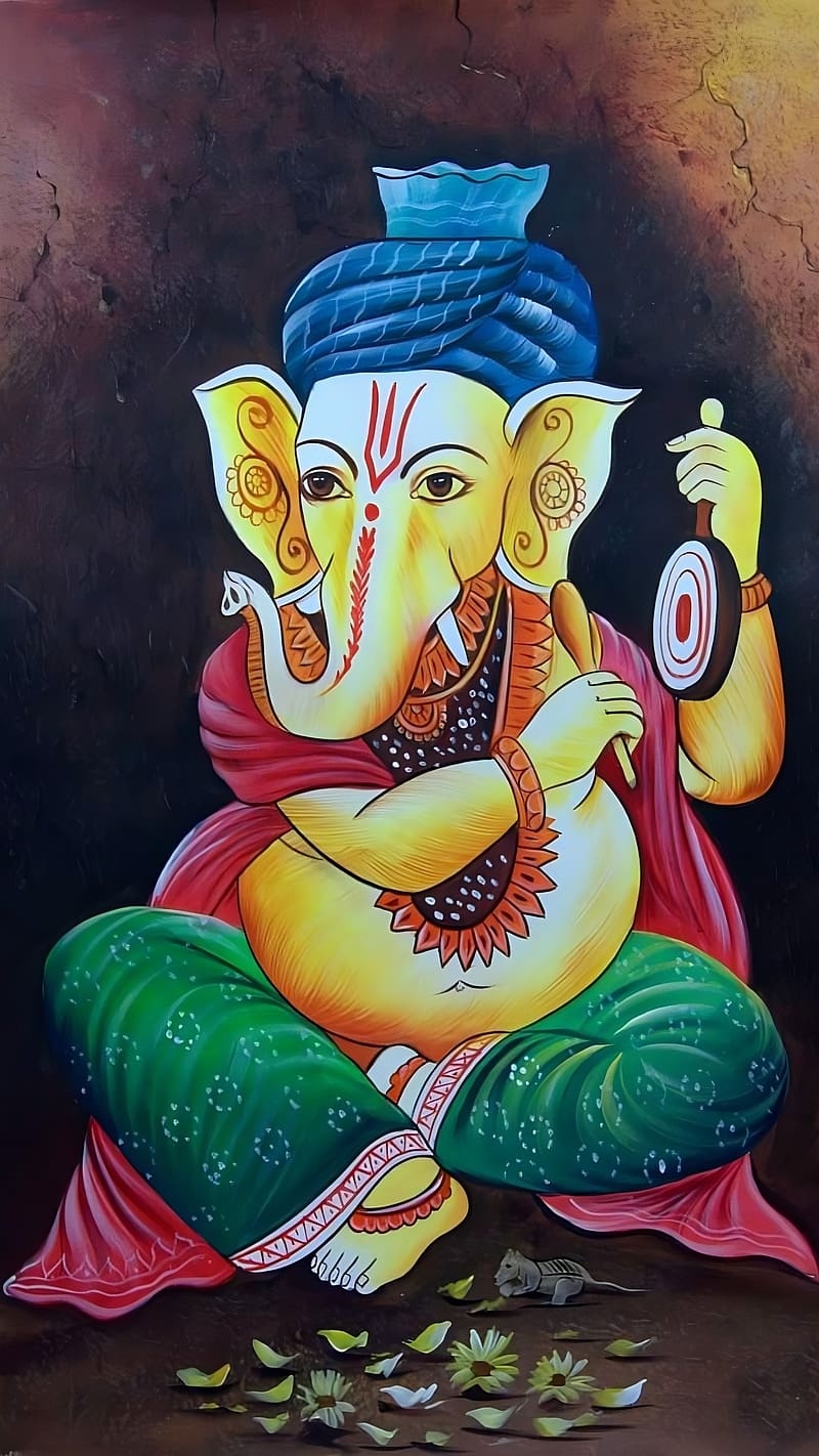 Bhagwan Ji Ke, god ganesh, lord, god, ganesh, HD phone wallpaper