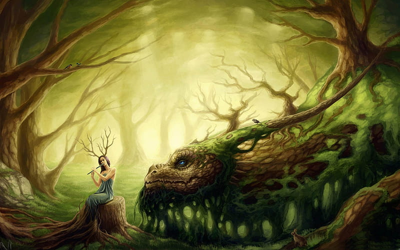 forest creatures-World of fantasy art design, HD wallpaper