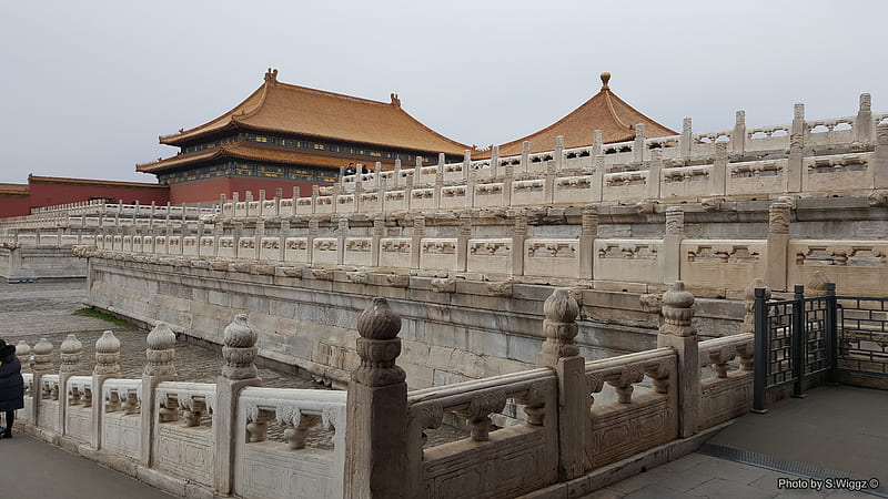 Forbidden City, Beijing China, Beijing, Forbidden, China, City, Cloudy, HD wallpaper