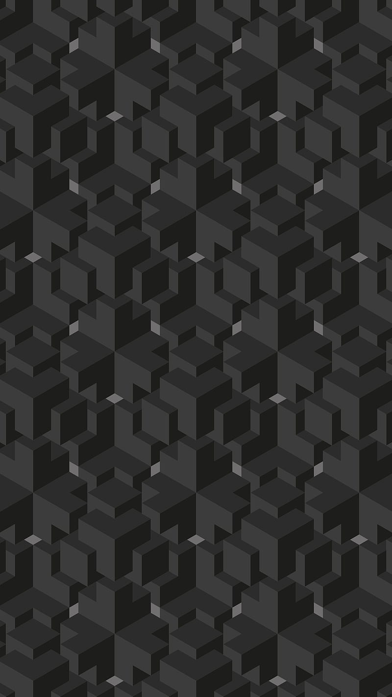 Texture 05, 3d, Andrea, abstract, black, dark, geometry, minimal, pattern, forma, HD phone wallpaper