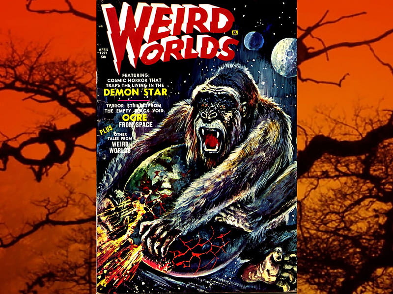 Weird Worlds Comic01, classic comics, Weird Worlds Comic, horror, halloween, HD wallpaper