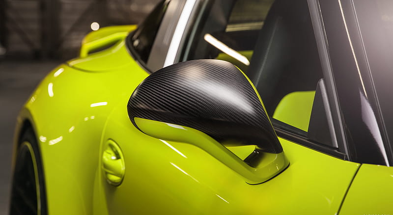 2015 TECHART Porsche 911 Targa 4 - Mirror , car, HD wallpaper
