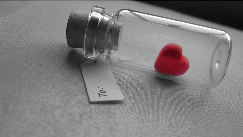 Heart In A Bottle, HD wallpaper | Peakpx