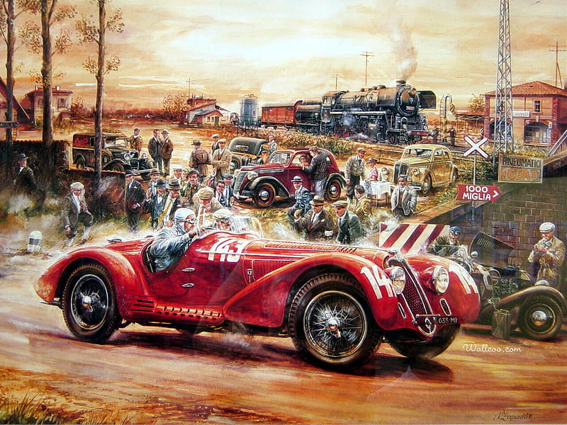Automotive Art : Vintage Cars, Antique Cars, Classic Cars 001 1600*1200 1, 1600X1200 Retro, HD wallpaper