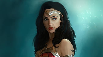 Wonder Woman, eye, gal gadot, HD mobile wallpaper | Peakpx