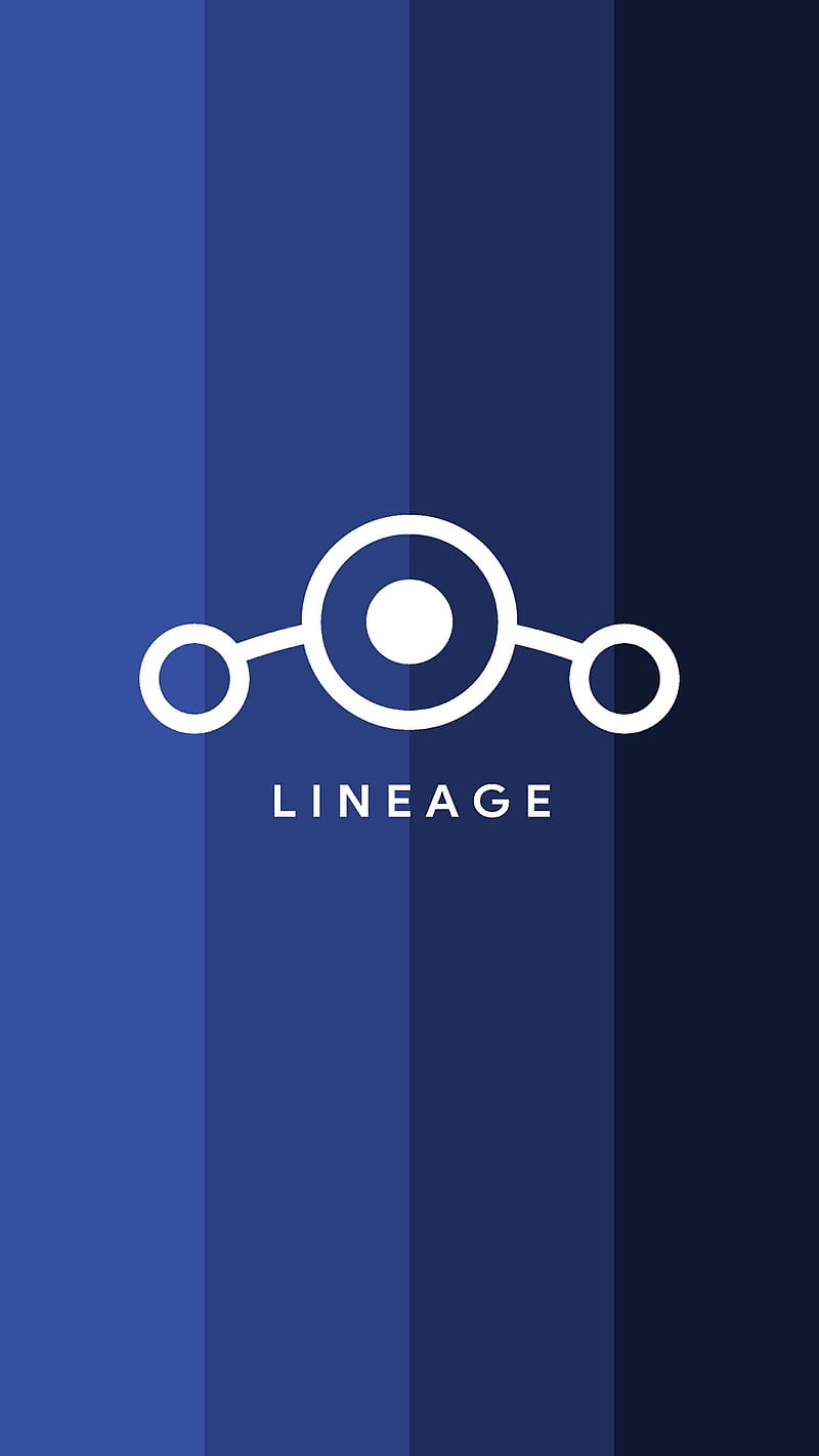 LINEAGEOS BLUE, 1080 x 1920, custom rom, cyanogen, lineage, HD phone wallpaper