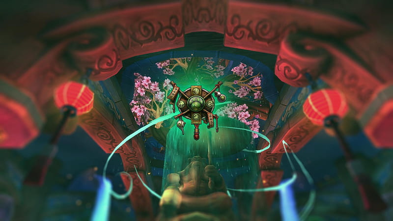 A Lot Of People Liked My Dreamway Scene Background With Class Crest, So I Made Some More! : R Wow, WoW Monk, HD wallpaper