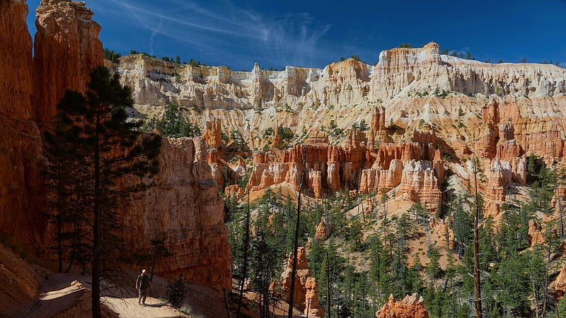 Bryce National Park, Canyon, Red, Park, Utah, HD wallpaper