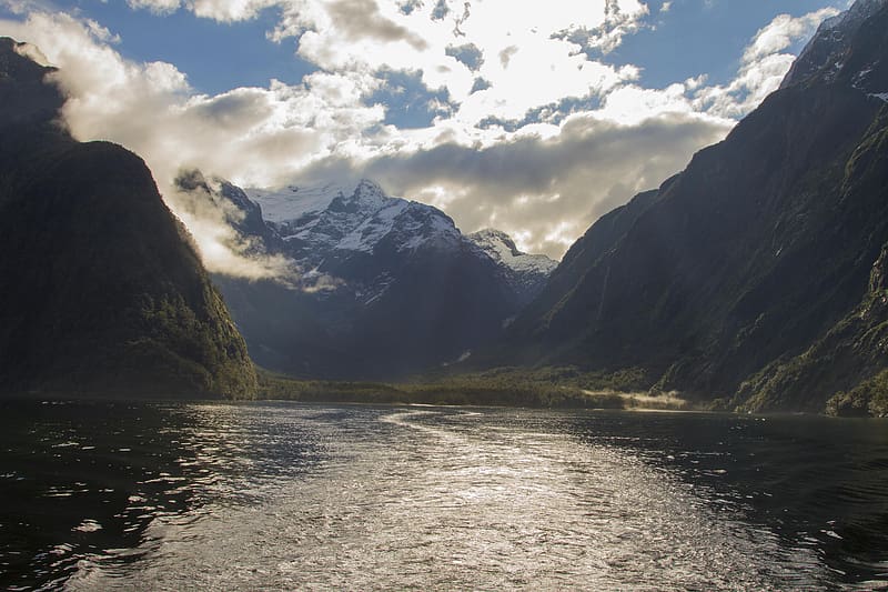 Mountain, New Zealand, , Milford Sound, Fjord, Aotearoa, HD wallpaper