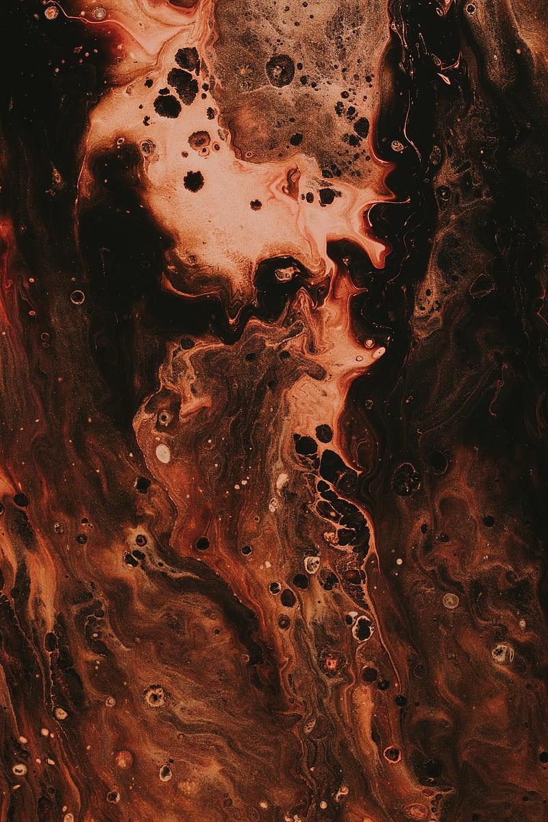 stains, liquid, texture, abstraction, brown, HD phone wallpaper