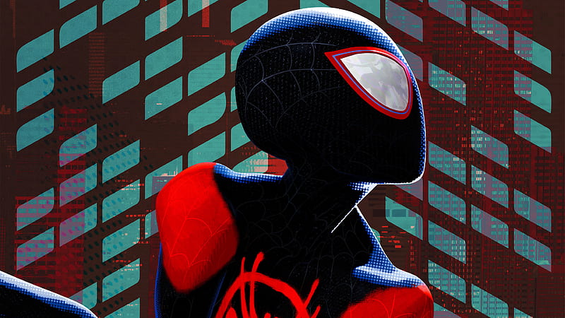 SpiderMan Into The Spider Verse Movie 2018 Poster, spiderman-into-the-spider-verse, 2018-movies, movies, spiderman, animated-movies, artwork, artist, digital-art, behance, HD wallpaper