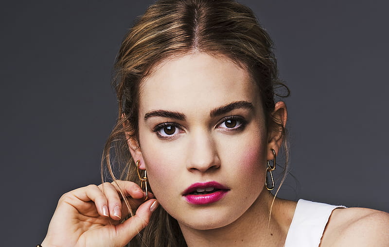 Lily James , lily-james, celebrities, girls, HD wallpaper