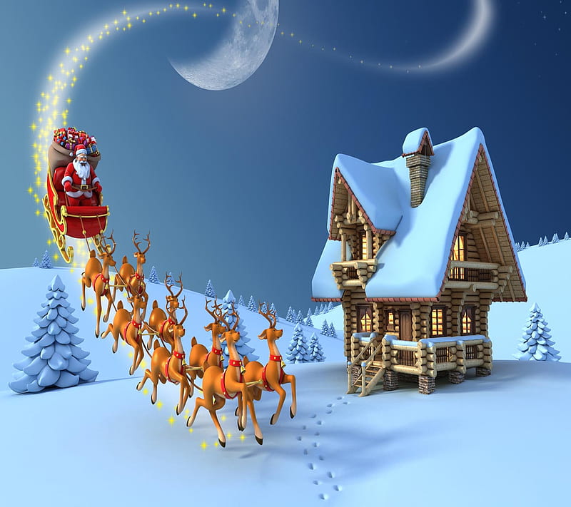 Santa is Coming, look, nice, HD wallpaper | Peakpx