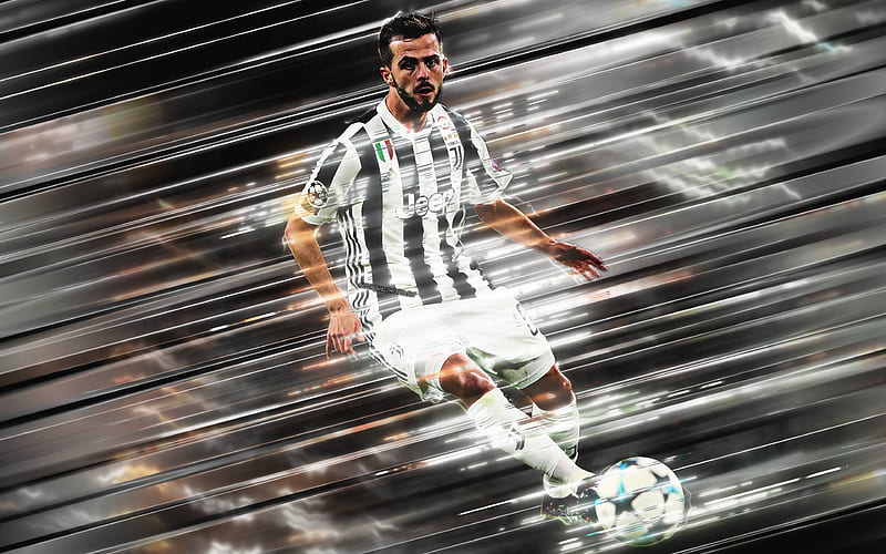 Miralem Pjanic, Juventus FC, Bosnian football player, midfielder, football players Juventus 2019, art, Series A, Italy, HD wallpaper