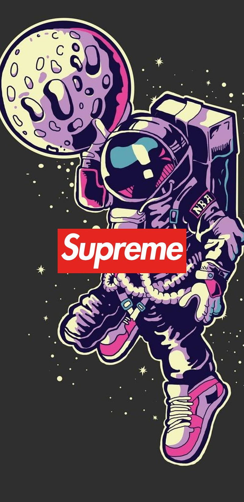 Supreme astronaut , dope, HD phone wallpaper