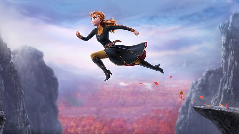 Anna Frozen 2, frozen-2, movies, 2019-movies, disney, poster, HD wallpaper