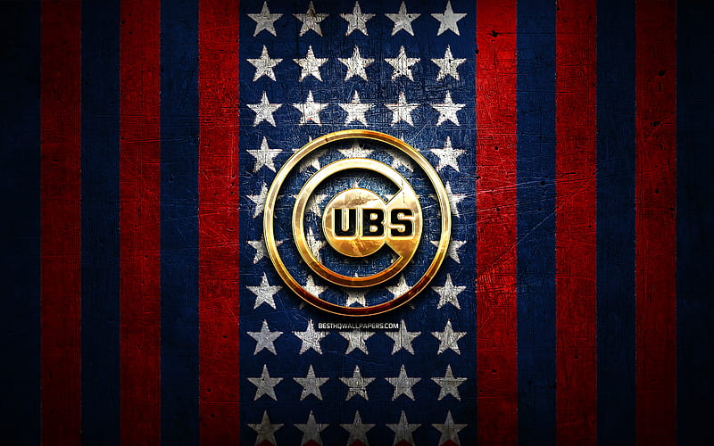 Download Blue Chicago Cubs Logo Wallpaper