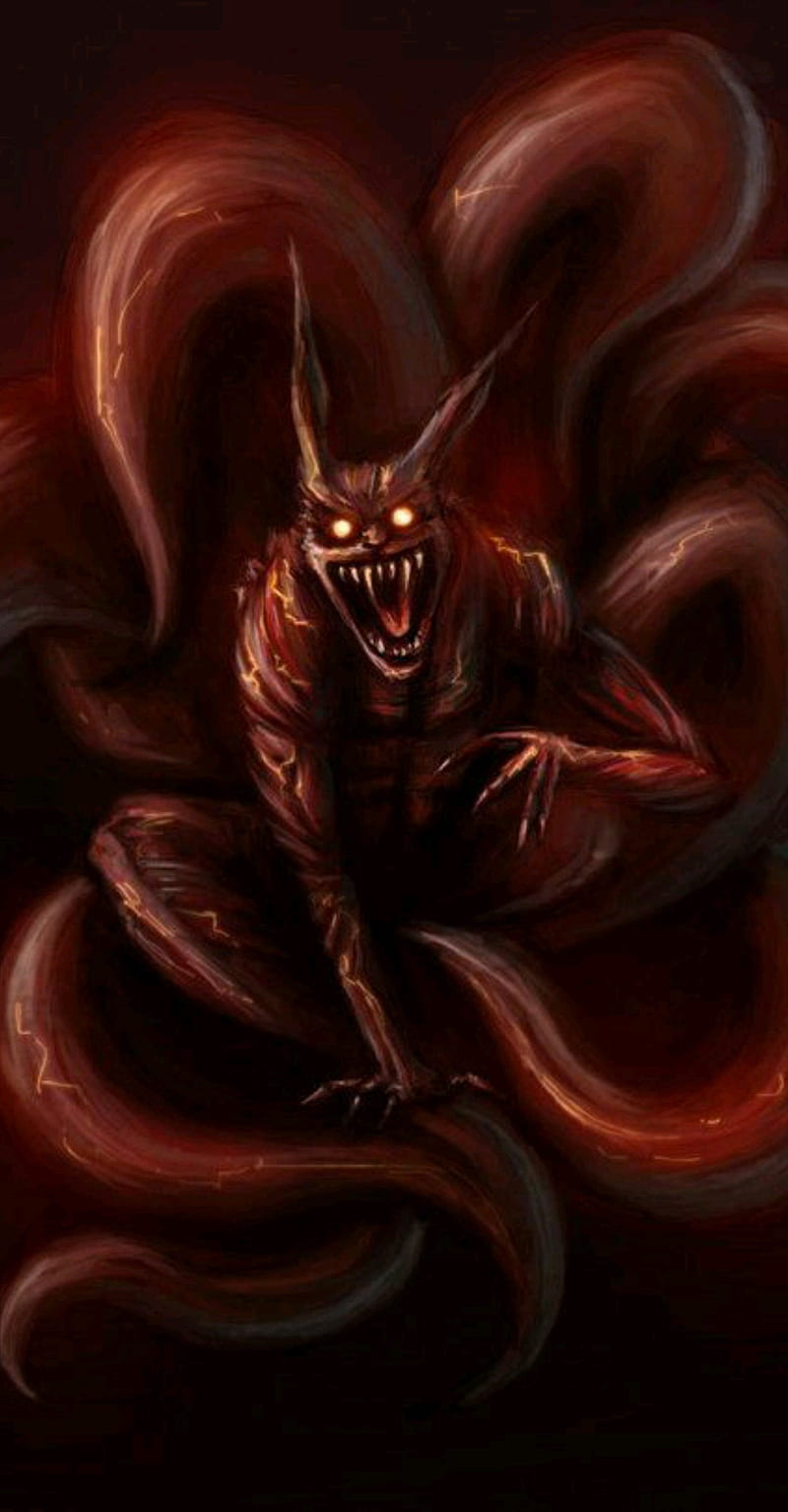 Наруто девятихвостый демон Лис