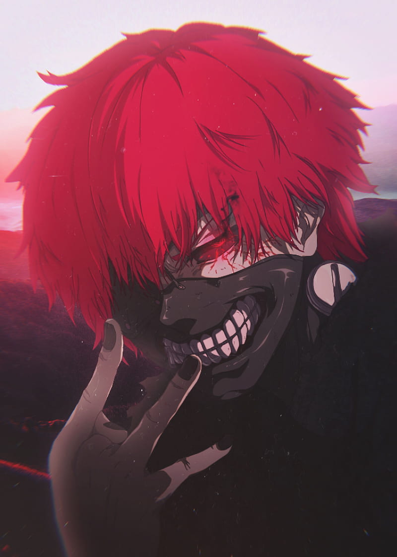 Kaneki Red Aesthetic Anime Manga Mountain Tokyo Tokyo Ghoul Hd Mobile Wallpaper Peakpx