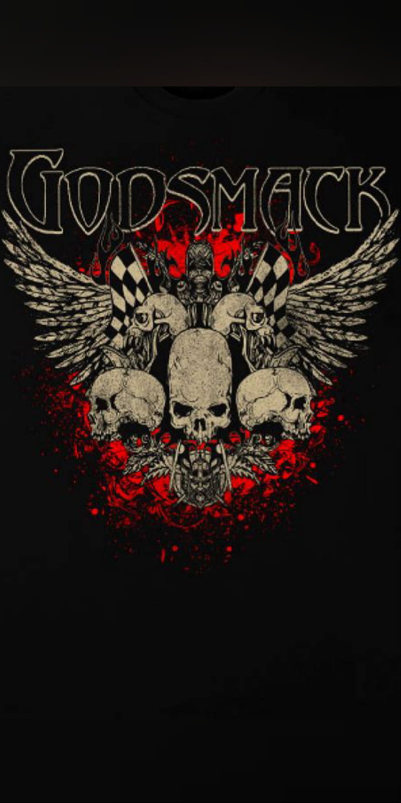 Godsmack , rock, band, skulls, HD phone wallpaper