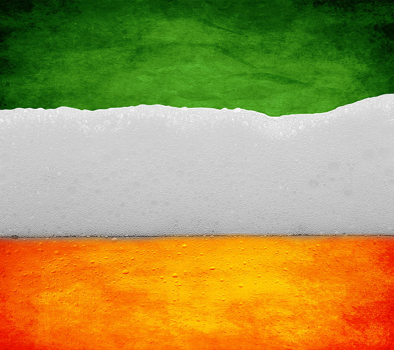 Irish Beer, ale, flag, foam, ireland, patrick, pint, zpaddys, HD wallpaper