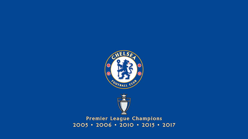Premier League Soccer The Blues Blue Background Chelsea F.C, HD wallpaper
