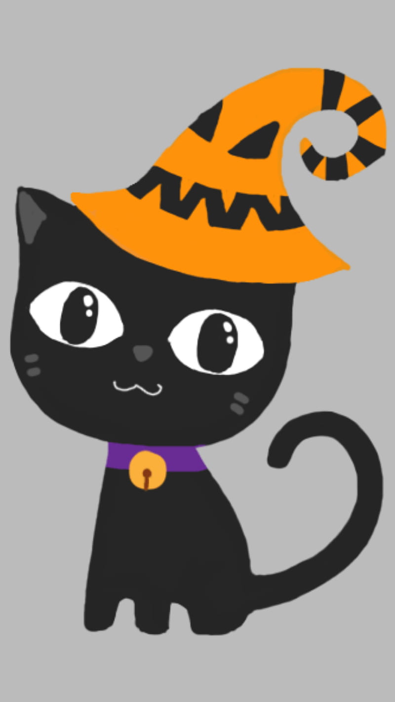 Gato halloween, gato, dulce, fantasma, feliz, gato, halloween, iphone,  octubre, Fondo de pantalla de teléfono HD | Peakpx