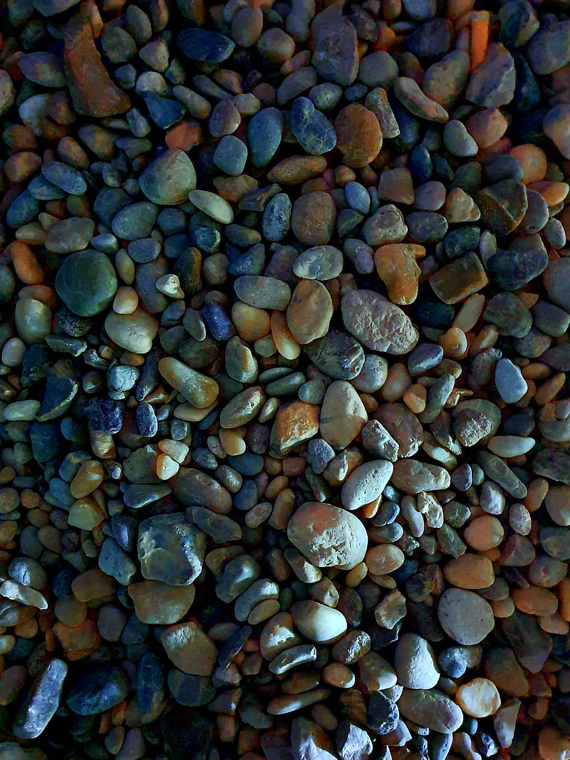 beach, clear, gravel color, river, rocks, stones, water, HD phone wallpaper