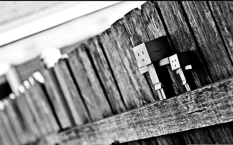 the danboards sneak out-Carton with the film people Danbo, HD wallpaper